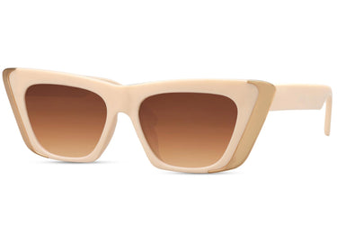 Heart-shaped sunglasses with pink lenses